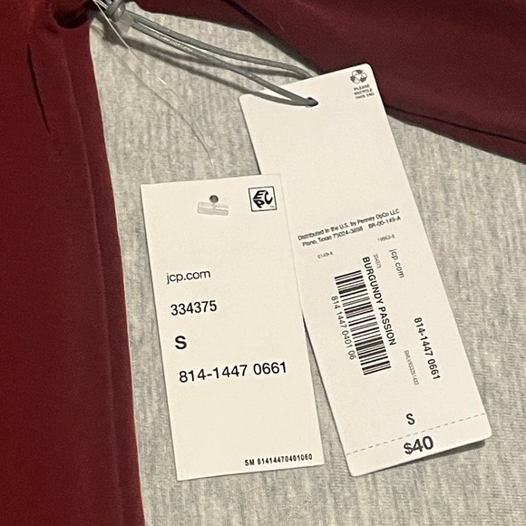 Liz Claiborne Keyhole Knot Blouse NWT - Picture 10 of 10